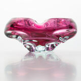 Josef Hospodka for Chribska - Bohemian glass 60s - ash tree - pocket empty