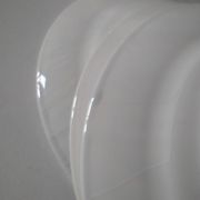 Trio of Castellania plates in Italian earthenware, vintage blue decoration