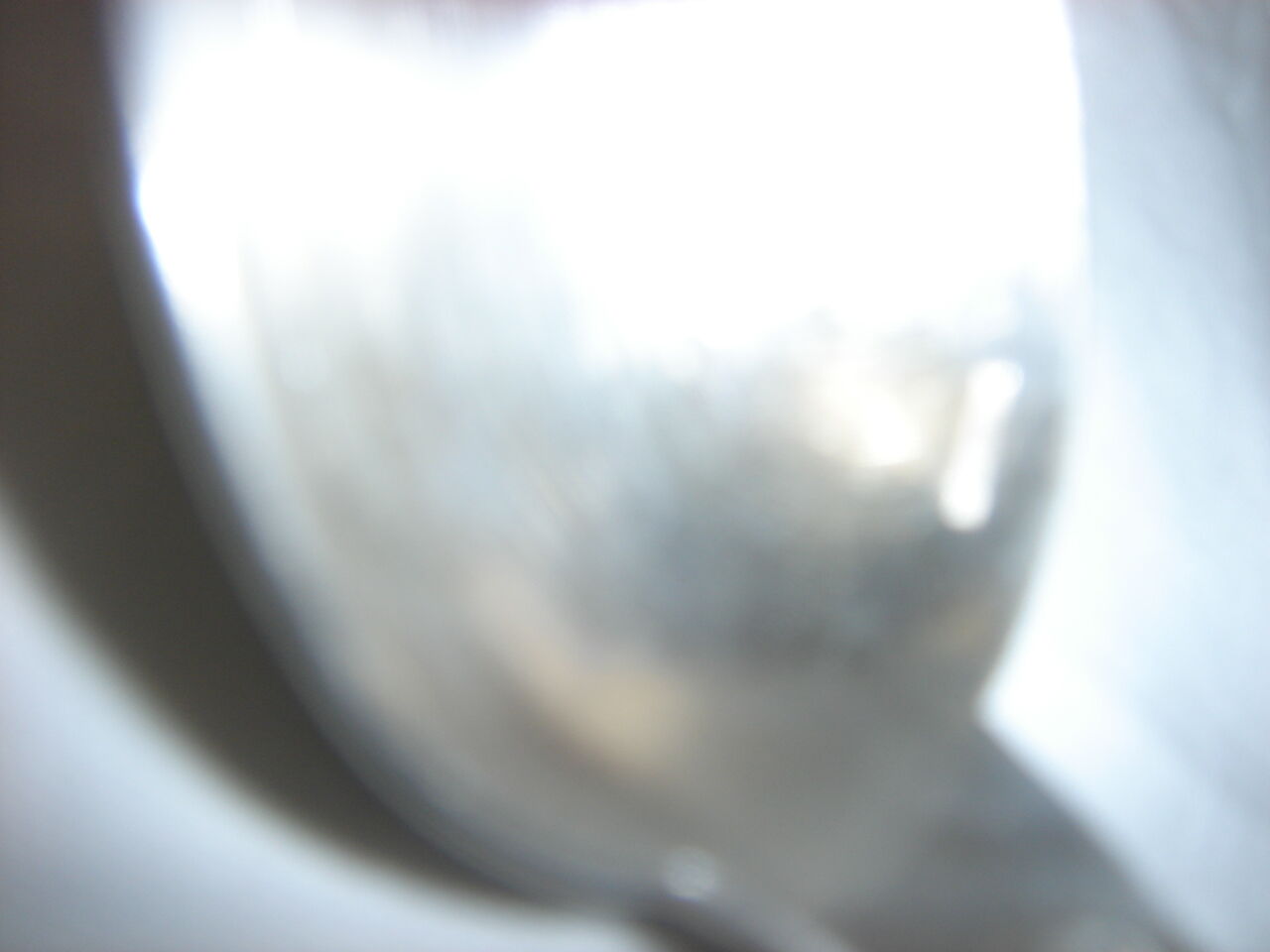 silver sauce spoon, 1970