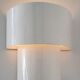 White-plated sconces 1960s