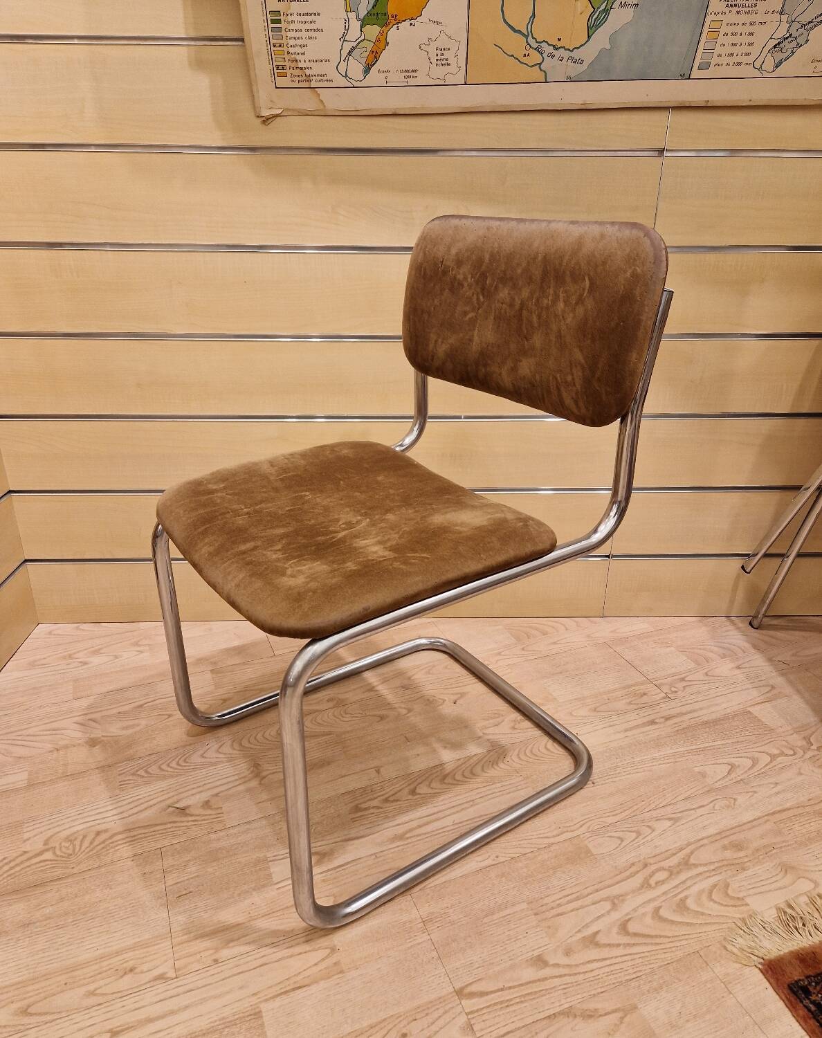 Paire de chaises tubulaire vintage