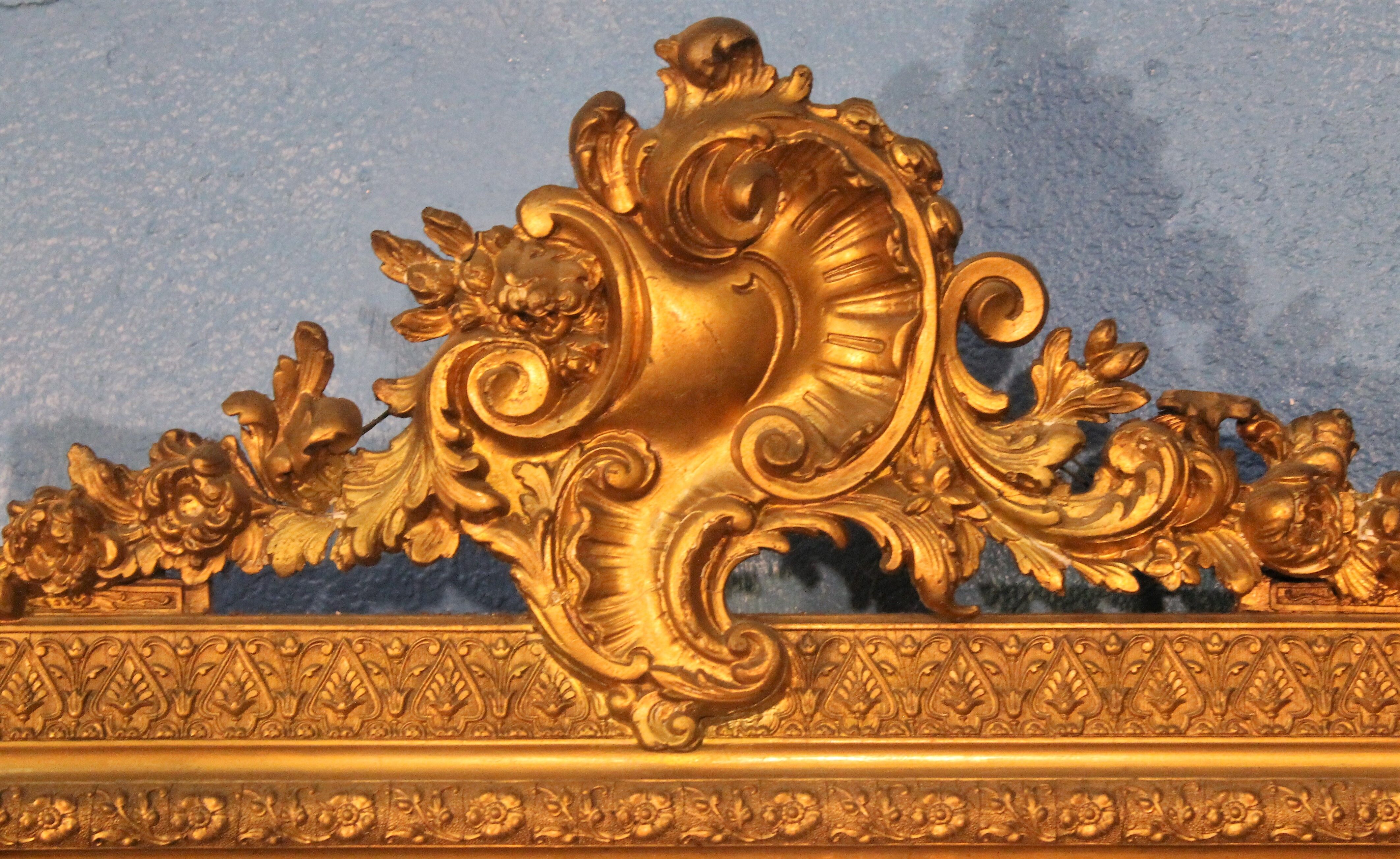 Miroir fin XIXème siècle 84x134cm