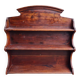 Victorian style wall unit with shelves