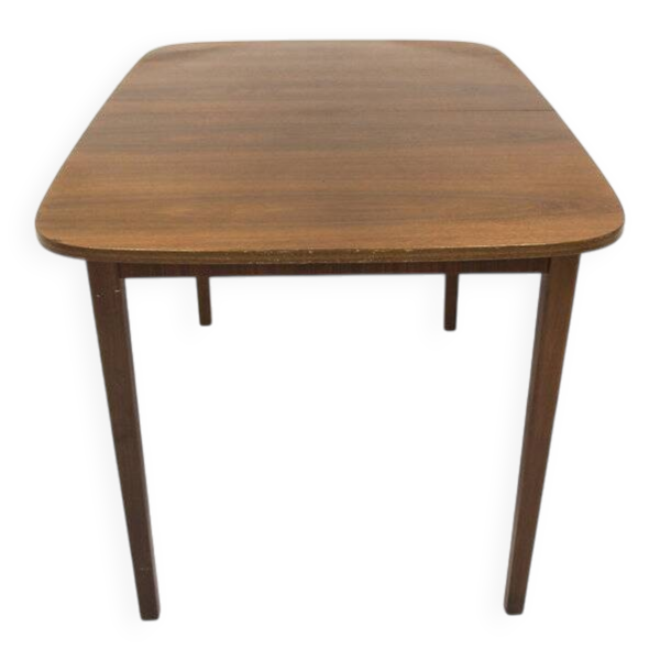 Table de salle à manger scandinave en noyer, Suède, 1960