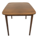 Scandinavian walnut dining table, Sweden, 1960s