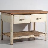 Industrial work table with drawers (c.1940) #75