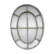 Bull's-eye window from the 19th century in iron (with opening).