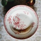6 mismatched earthenware soup plates lot 7