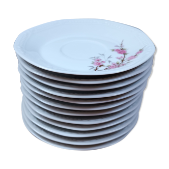 12 Mitterteich Bavaria saucers