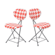 Paire de chaises F & T modernes hollandaises retapissées du milieu du siècle par Rob Parry