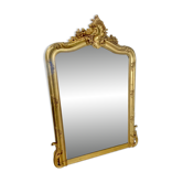 Large gold mirror in Louis XV style - 130 x 90 cm