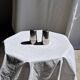 Set of 2 vintage stainless steel cups H12 D7