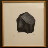 Lithograph Raoul UBAC - Silex III of 1981 - signed