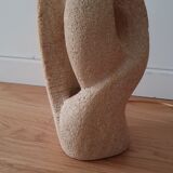 Natural stone sculpture lamp