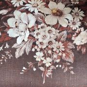 Napoleon III toad chair – Antique structure, floral fabric