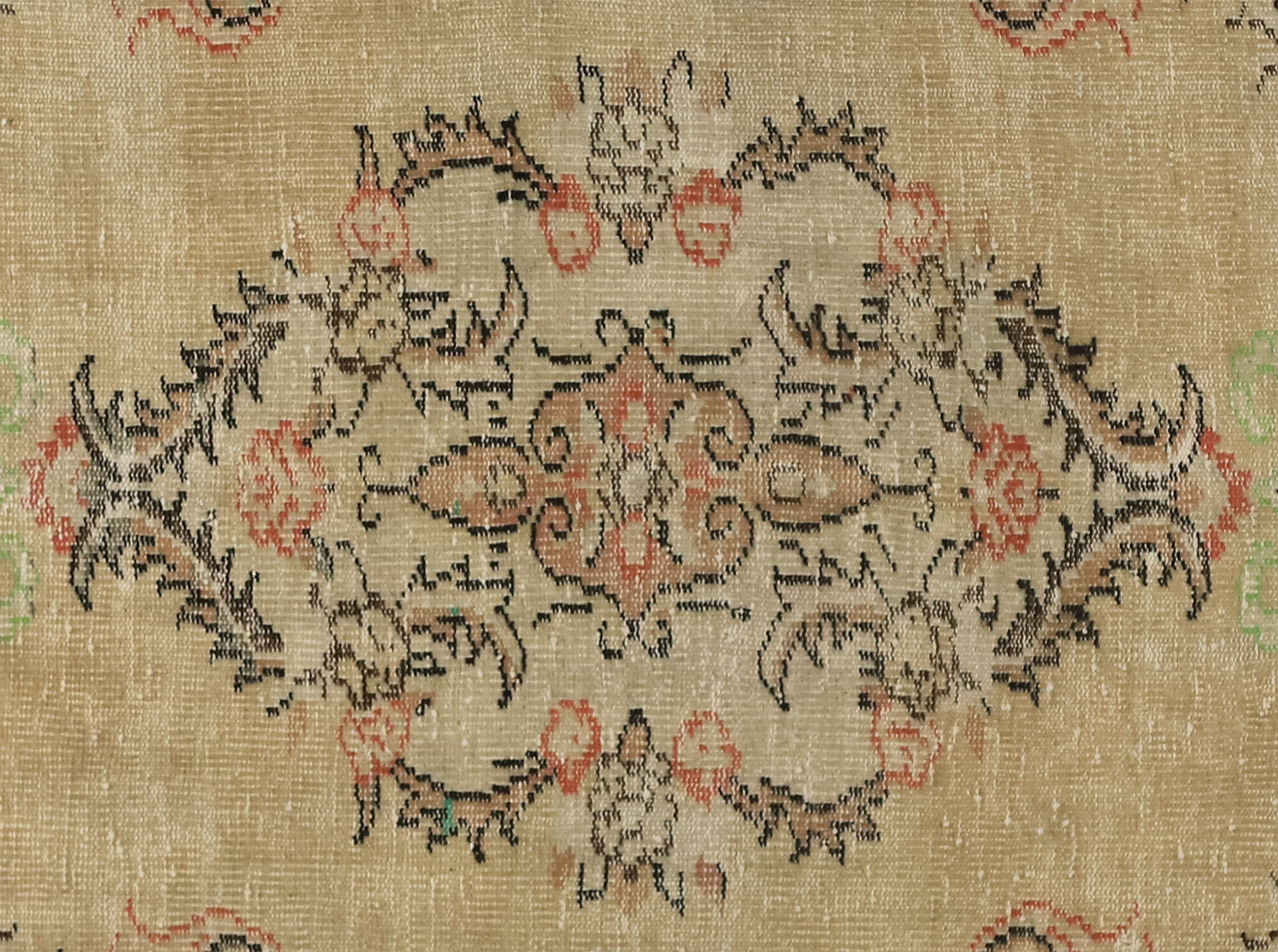 Anatolian handmade vintage rug 272 cm x 163 cm