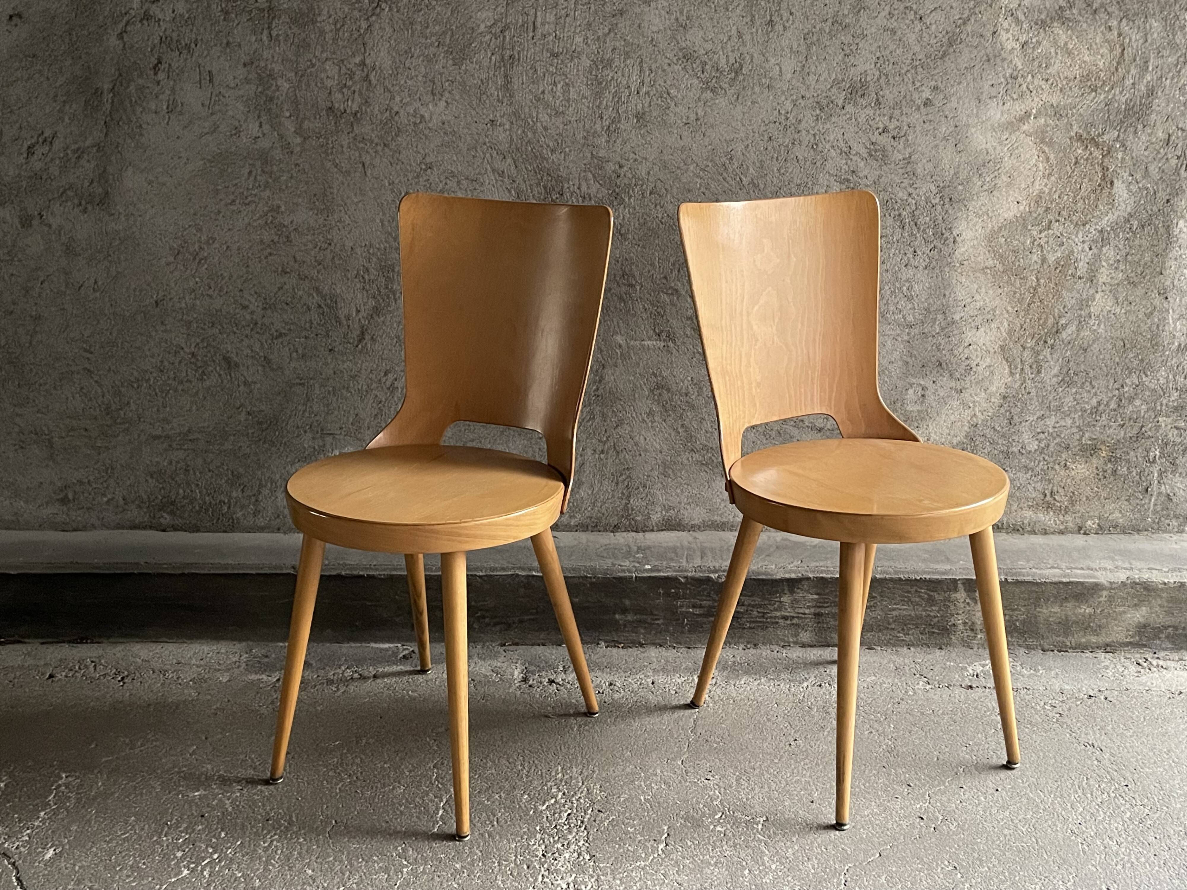 Pair of Dove model bistro chairs