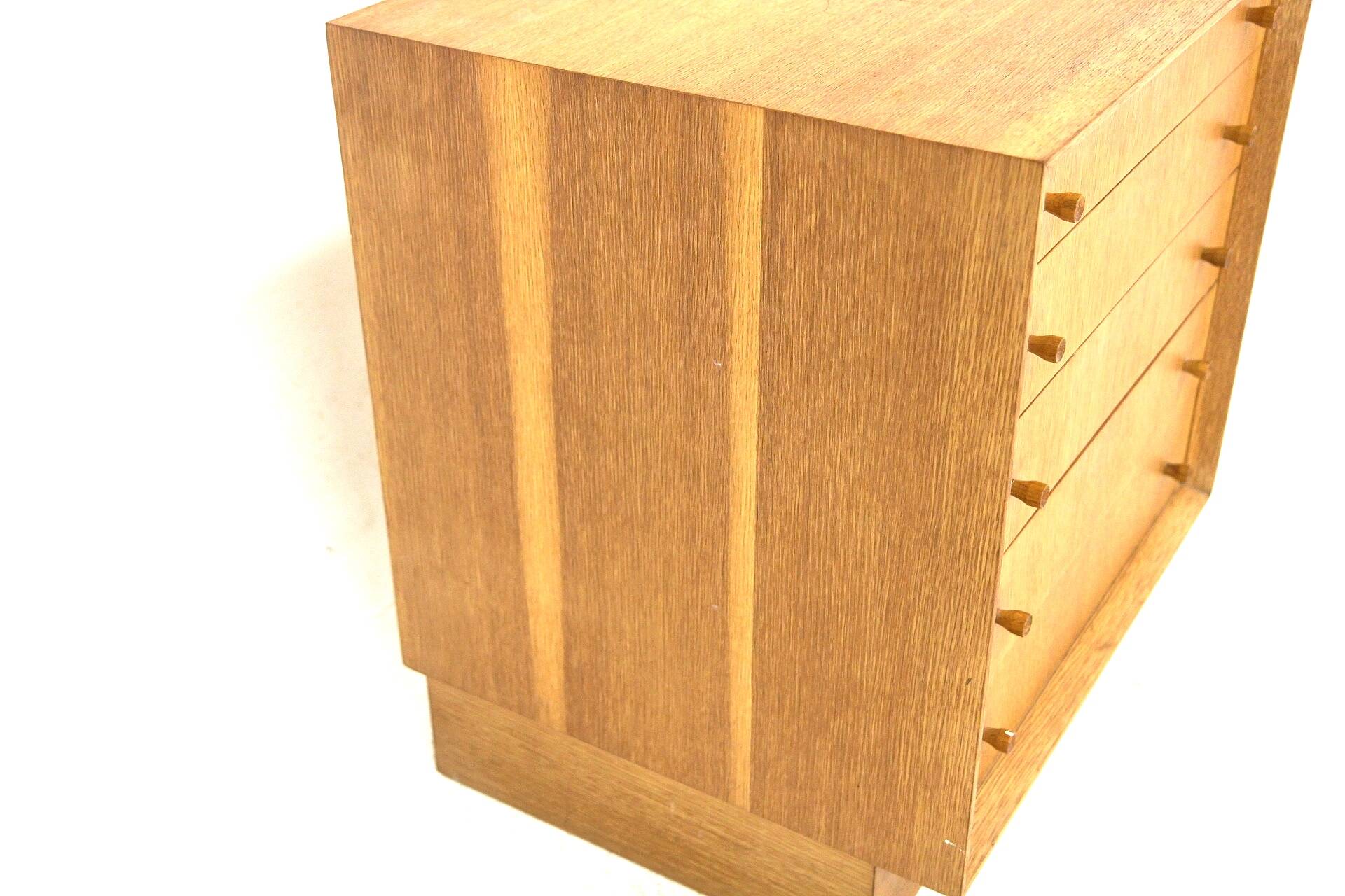 Scandinavian oak chest of drawers, Sweden, 1960