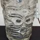Large vintage 70s glass vase, Italian work
