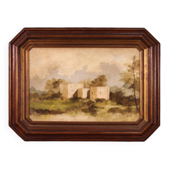 20th century Italian signed landscape painting