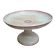 High earthenware compote from Sarreguemines, Ogives model.