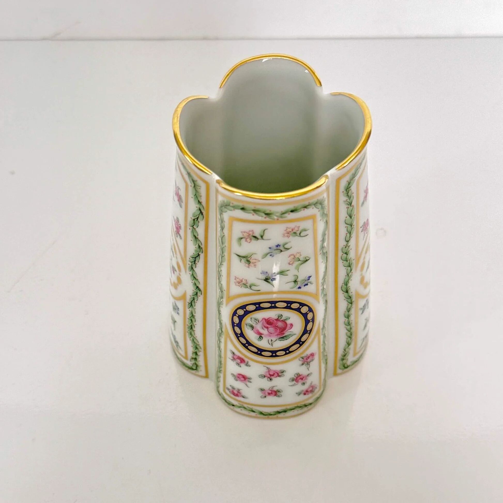 Haviland Limoges porcelain vase – Louveciennes model