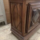 Antique sideboard with diamond point doors