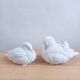 Pair of porcelain mandarin ducks John Jenkins