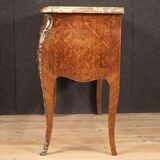 French inlaid Louis XV style chest of drawers from 20th century