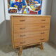 Bamboo and rattan chest of drawers  of the 60s