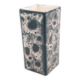 Vase glacé en écume de mer du milieu du siècle