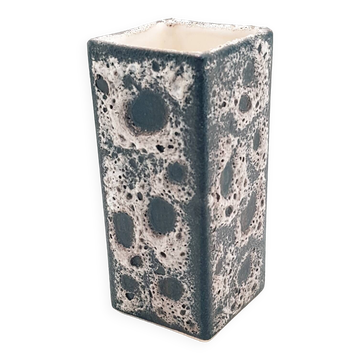 Vase glacé en écume de mer du milieu du siècle