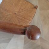 Set of 5 faux bamboo style chairs