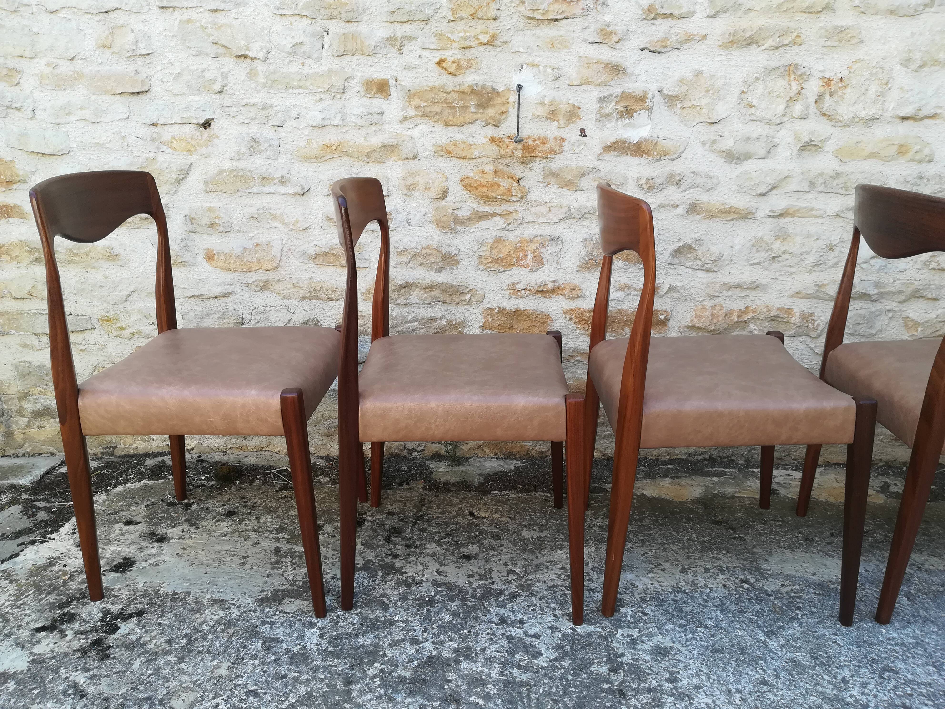 Scandinavian teak chairs