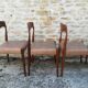 Chaises scandinave en teck