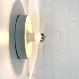 Space Age wall lamp by Staff Leuchten in aluminum, Flush Light, 1960-70