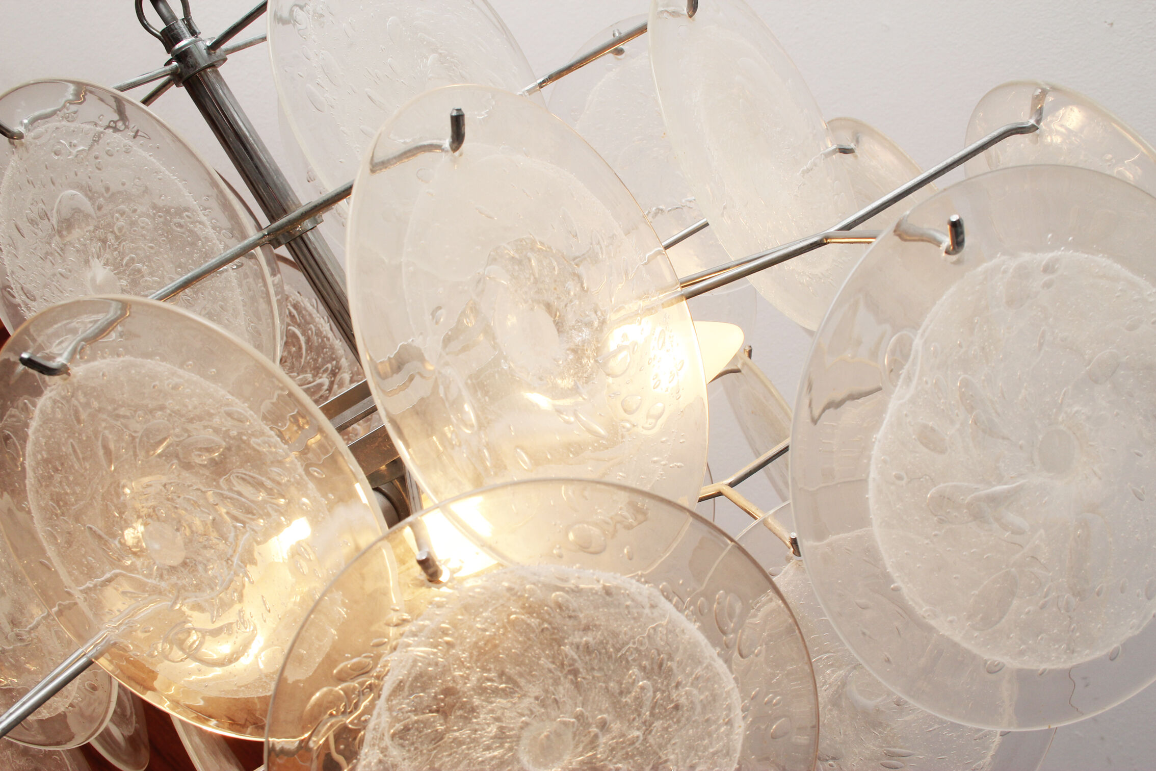 1970s chandelier Murano glass, Gino Vistosi