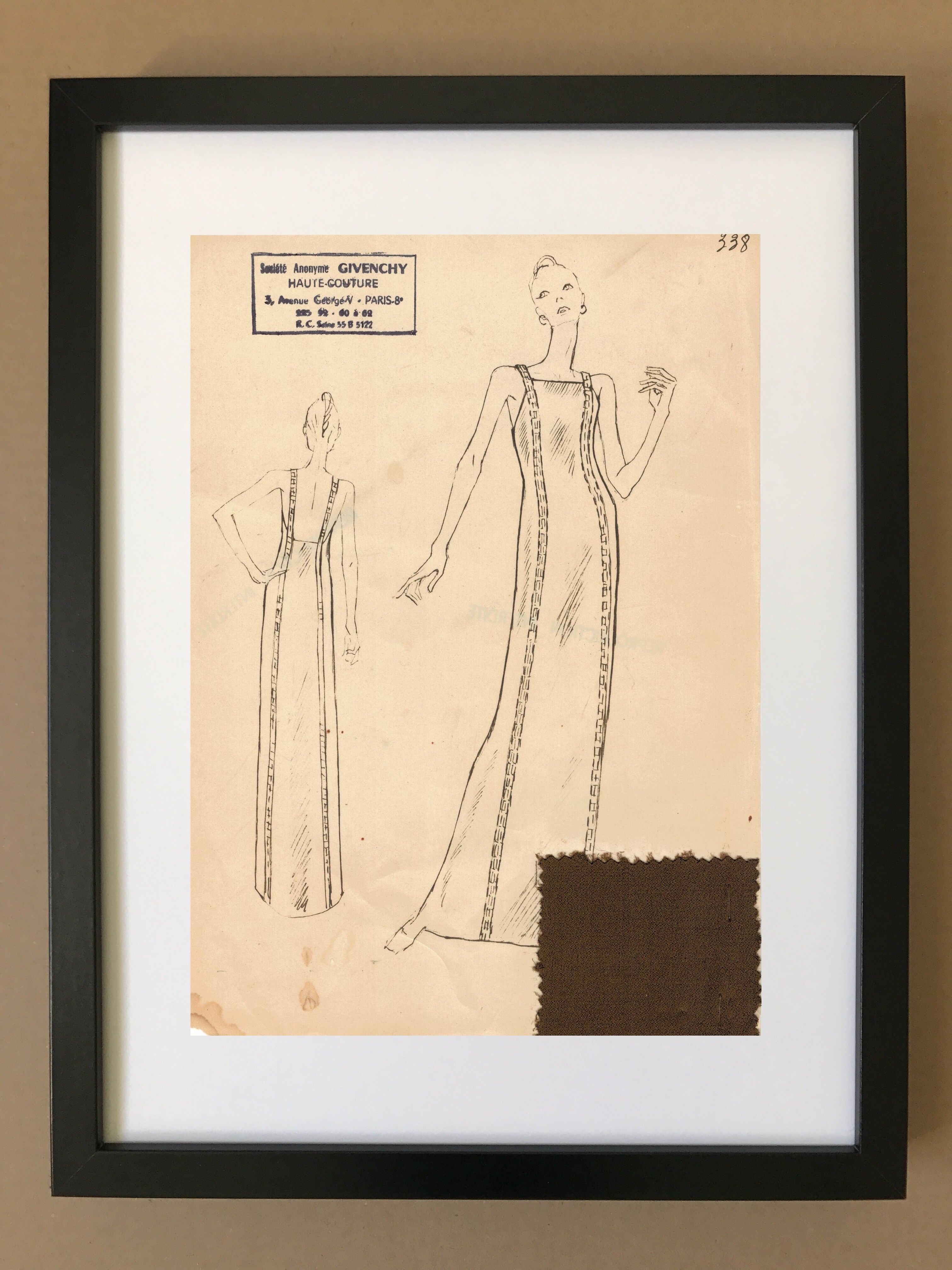Dessin de la maison Givenchy