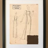 Drawing of the house Givenchy