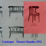 Office armchair N°A788/F Thonet-Mundus 1930, bentwood bistro