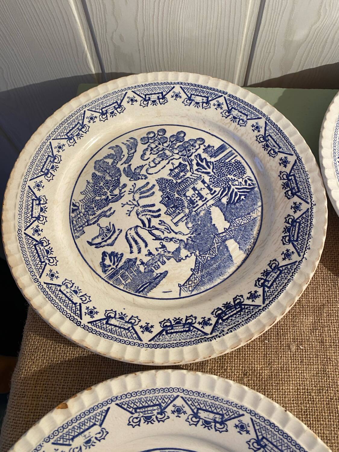 Willow plate Sarreguemines