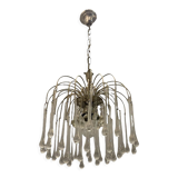 Murano glass drop waterfall chandelier, 1960s