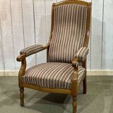 Voltaire III armchair, late 19th century, in cherry wood