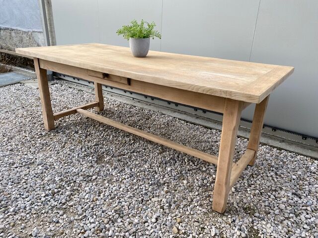 Sanded farmhouse table 2m