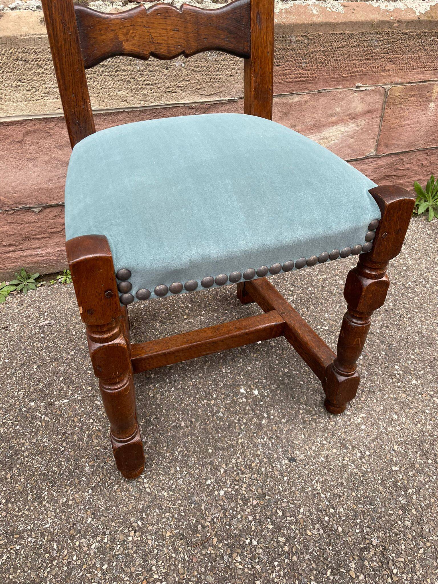 8 vintage Spanish renaissance chairs