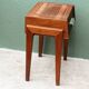 Table de chevet, teck et palissandre