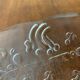 Vintage Swedish glass plate Doran by Goran Warff for Kosta Boda