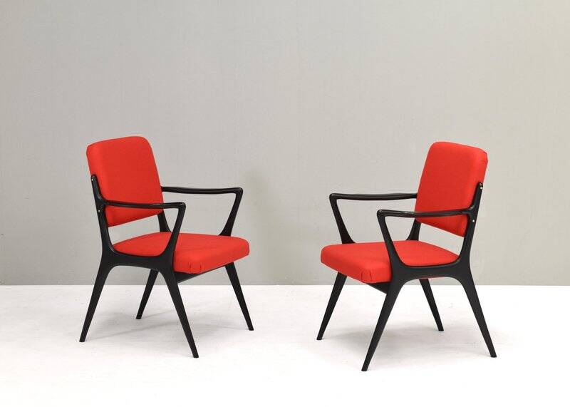 Fauteuils S5 attribués à Alfred Hendrickx pour Belform, Belgique, années 1950, ensemble de 2.