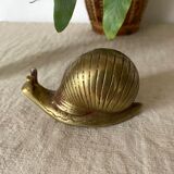 Golden brass snail