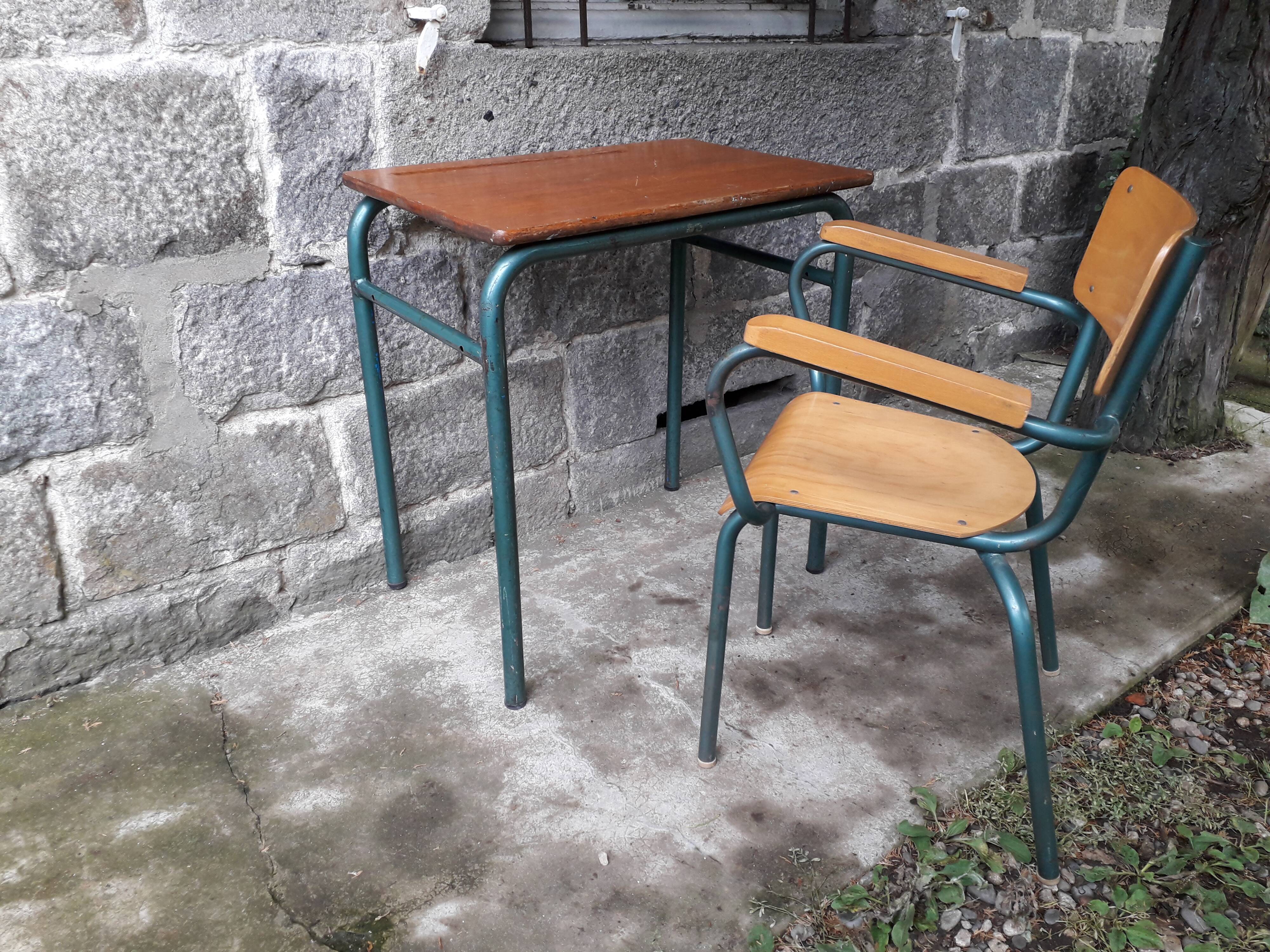 Schoolmaster's office and chair